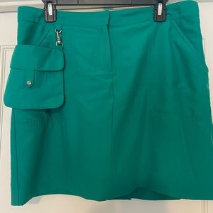 Green Izod golf skorts 8